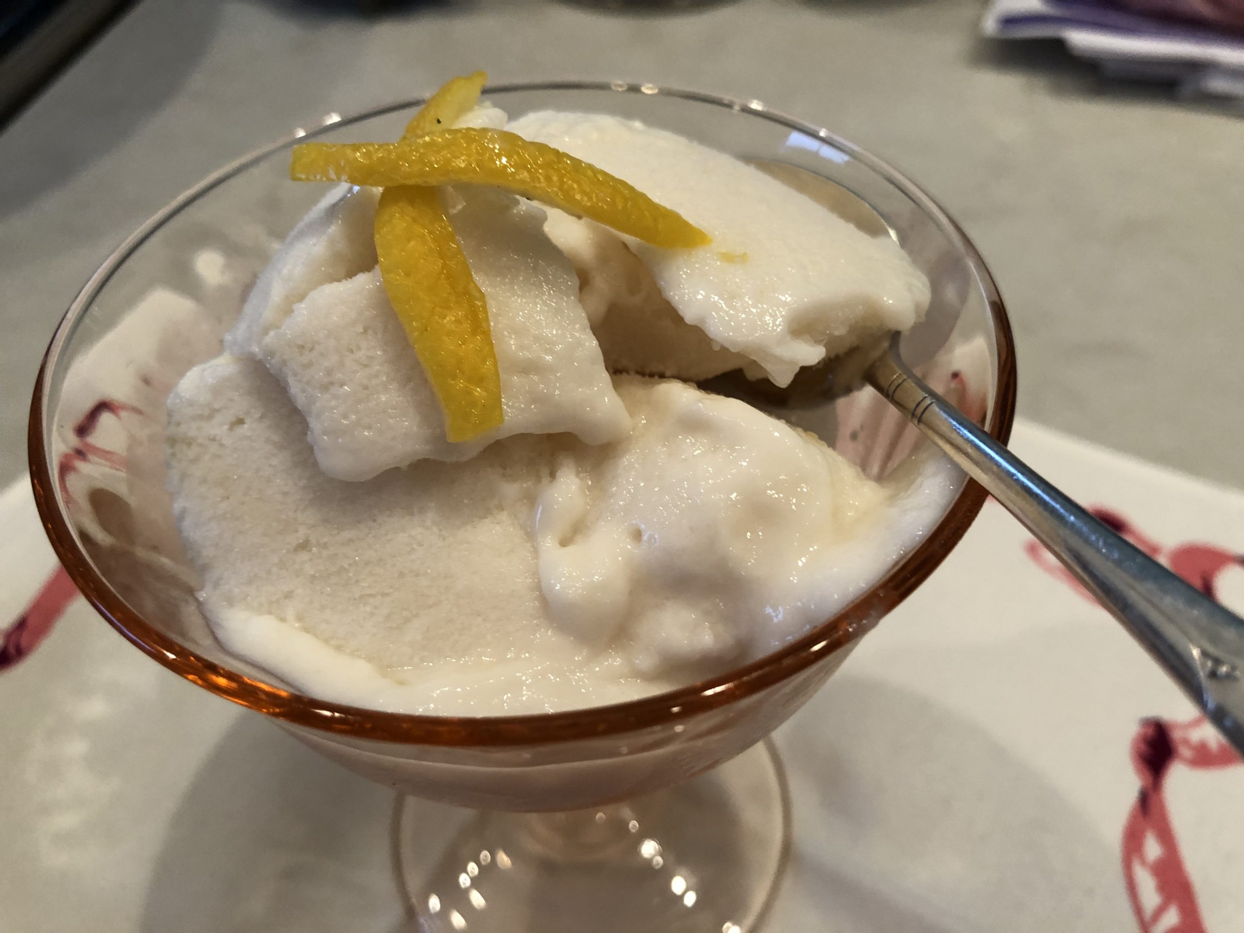 Lemon Yogurt Ice Cream (PlantBased) Dr. Sandra's Table